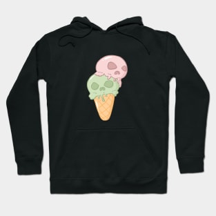 Skull ice cream Hoodie